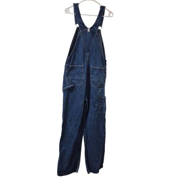 Key Imperial Aristocrat Unisex Medium Wash Blue Cotton Denim Overalls Bibs - Picture 12 of 16